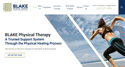 Desktop Screenshot of blakephysicaltherapy.com