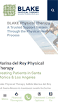 Mobile Screenshot of blakephysicaltherapy.com